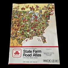 LARGE Vintage State Farm Road Atlas US/Mexico/Canada 1991 picture