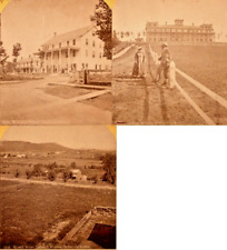 Schroon Lake NY - 1800s  LELAND HOUSE HOTEL & Windsor house Adirondacks lot of 3 picture
