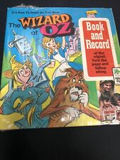 The Wizard of Oz Book and Record peter pan records vintage 45 RPM picture