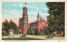 Postcard Smithsonian Institution Washington DC 1925 picture