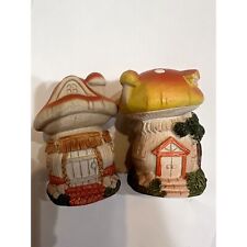 2Pcs/pack Vintage Fairy Garden Mushroom House, Little Resin Mushroom House picture