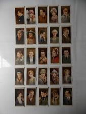 Wills Cigarette Cards Cinema Stars 1st Series 1928 Complete Set 25 picture