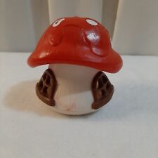 Smurfs Small Red Roof Mushroom House Toy Peyo Schleich 1978 Vintage Collectible picture