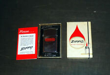 1974 New Old Zippo Advertising Lighter Conoco Gas and Oil n Box picture