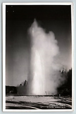 1930s YELLOWSTONE PARK LUCIER POWELL WY GRAND GEYSER REAL PHOTOGRAPH Z4627 picture
