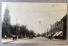 c. 1910 AUSTIN Minnesota Main STREET RPPC Real PHOTO Postcard Antique Original picture