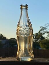 1945 COCA COLA WW 2 CLEAR HOBBLESKIRT BOTTLE 6 OZ. TRADE MARK NICE picture