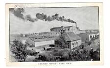 MI - HART MICHIGAN 1907 Postcard W R ROACH & CO CANNING FACTORY picture