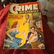 Crime Mysteries Magazine Vol.1 #9 Sept. 1953 golden age horror pre-code violence picture