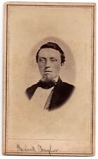 ANTIQUE CDV CIRCA 1860s KERTSON HANDSOME BEARDED MAN IN SUIT NEWARK N.J. picture