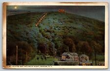 Vintage Postcard 1917 Mt Beacon Beacon and Incline by Night Beacon New York C10 picture