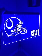 NFL INDIANAPOLIS COLTS LED Light Sign for Game Room,Office,Bar,Man Cave. NEW picture