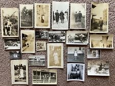 1910's- 40's  Vtg & Antique B&W Photos Lot of 22 Family Friends Cars picture