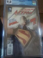 Action Comics #9 Calvin Kellis Superman CGC GRADED 9.0 picture
