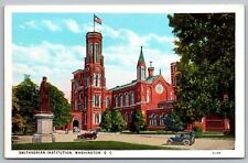 Smithsonian Institution Washington DC American Flag Government VNG UNP Postcard picture