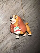 Vintage Disney Lady and the Tramp Grolier Lady Ornament Spaniel Dog Puppy Cute picture