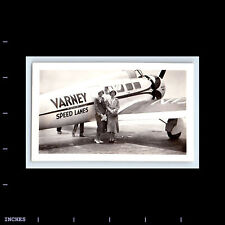 Vintage Photo ELEGANT WOMEN AIRPLANE WINTER WIND VARNEY SPEED LANES picture