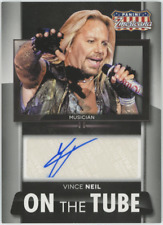 Vince Neil 2015 Panini Americana On The Tube Motley Crüe MS-VN Auto Signed 25988 picture