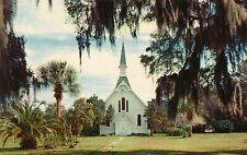 Lovely Lane Chapel at St. Simons Island Epworth-By-The-Sea, Georgia vintage picture