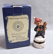 Boyds Le Bearmoge Collection Trinket Box Bears and Hares Knut Downhill Racer picture