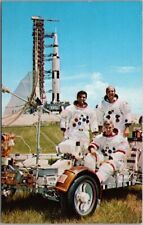 c1960s JOHN F. KENNEDY SPACE CENTER Florida Postcard 