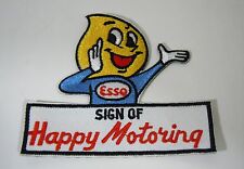 ESSO-Sign of Happy Motoring Embroidered Iron On Uniform-Jacket Patch 3.5