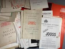 Huge Collection of circa 120 Ballet and Dance Programmes 1946-1989 picture