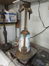 1920s art deco lighted glass table lamp base picture