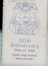 South High School-Denver Colorado-Class Of 1936-50th & 60th Anniversary-Booklets picture