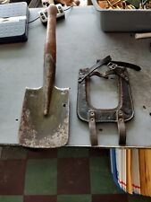 Original German WW1 Entrenching Shovel ETOOL Leather Carrier picture