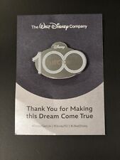 Disney 100 Anniversary Cast Member Name Tag Badge Silver Shinny New Rare Hector  picture