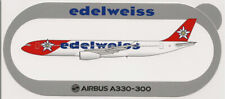 Official Airbus Industrie Edelweiss A330-300 in New Color Sticker picture