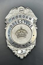 Vintage 1970’s Massachusetts Horgan Detective Agency Badge picture