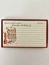 Vintage Recipe Cards Red Farm Studio Kitchen Kapers - 42 Unused Cards picture