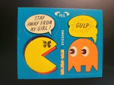 1981 Fleer Ms PAC-MAN #51 Stay Away Gulp Sticker card  Bally Midway Game EYES picture