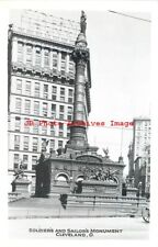 OH, Cleveland, Ohio, RPPC, Soldier's and Sailor's Monument, Grogan Photo picture