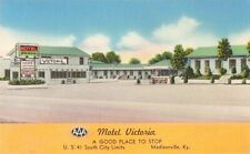 Madisonville Kentucky, Motel Victoria Advertising, Vintage Postcard picture