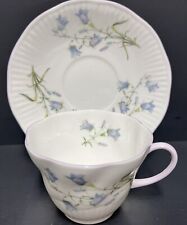 Vintage Queens Staffordshire Bone China Tea Cup And Saucer picture
