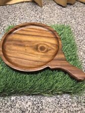 Sheesham Wooden Round Pizza Serving Tray For Kitchen Café Hotels & Restaurant picture