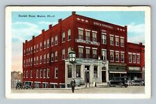 Marion IL, Goodall Hotel, G.W.B. Music Shop, Illinois c1920 Vintage Postcard picture