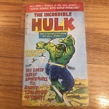 INCREDIBLE HULK LANCER PAPERBACK NICE VF ‘66 LEE, KIRBY& DITKO COLLECTOR’S ALBUM picture