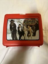 Vintage Star Wars The Empire Strikes Back Red Plastic Lunchbox ONLY (1980) picture