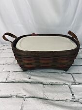 2007 Longaberger American Craft Traditions Basket, Hard Protector w/Lid EUC picture