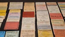 Huge Collection of Early Train Passes. Many Rare Pieces.  picture