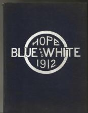 1912 HOPE HIGH SCHOOL YEARBOOK, THE BLUE & WHITE, PROVIDENCE, RHODE ISLAND picture
