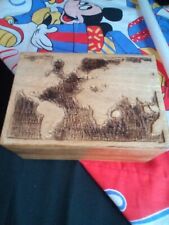 BRAND NEW MATR BOOMIE HAND CARVED INDIA JEWELRY BOX W PAPERWORK UNIQUE CARVING picture