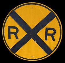 Vintage RAILROAD CROSSING RR Xing 36