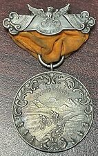 Historically Important Transcontinental Race Silver Medal 1896..TJ204 picture