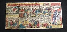 1950’s “Bud went To The Rescue” Gillette Shaving Newspaper Comic Print Ad picture