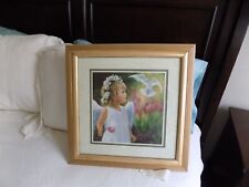 Home Interiors Little Girl and Dove Painting picture